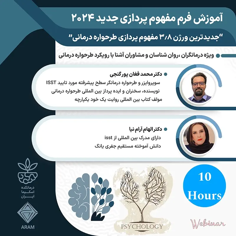 ورکشاپ جدیدترین فرم مفهوم پردازی طرحواره درمانی ۲۰۲۴ ISST